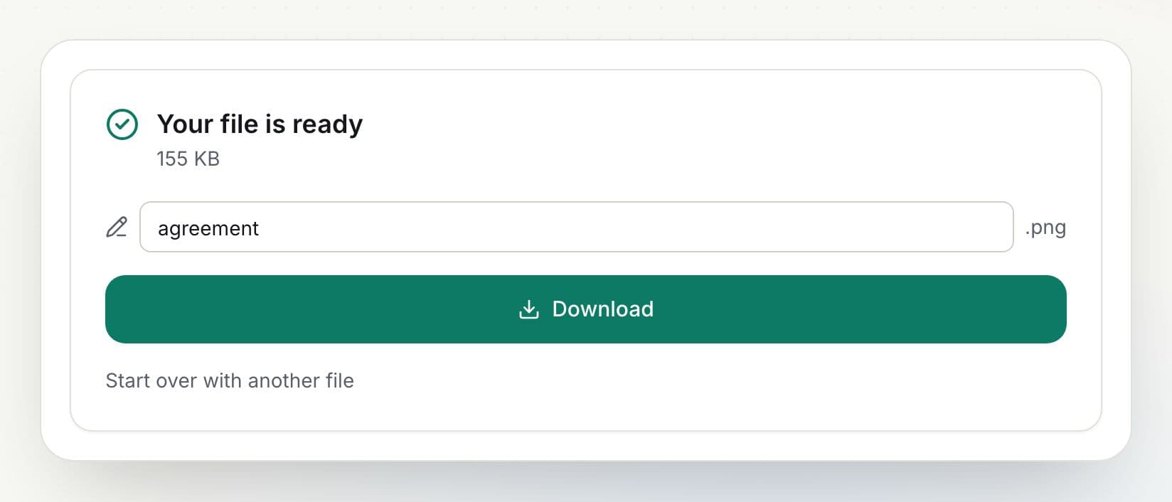 How to convert PDF to PNG: step 4, download your png images in PDFella